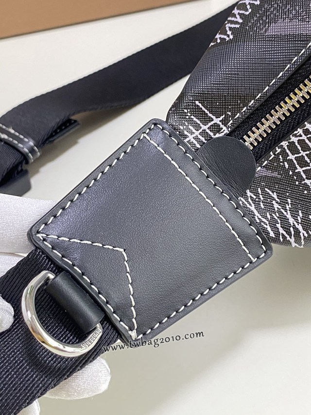 Burberry專門店新款腰包 巴寶莉環保帆布男女款腰包胸包挎包 yxb1064